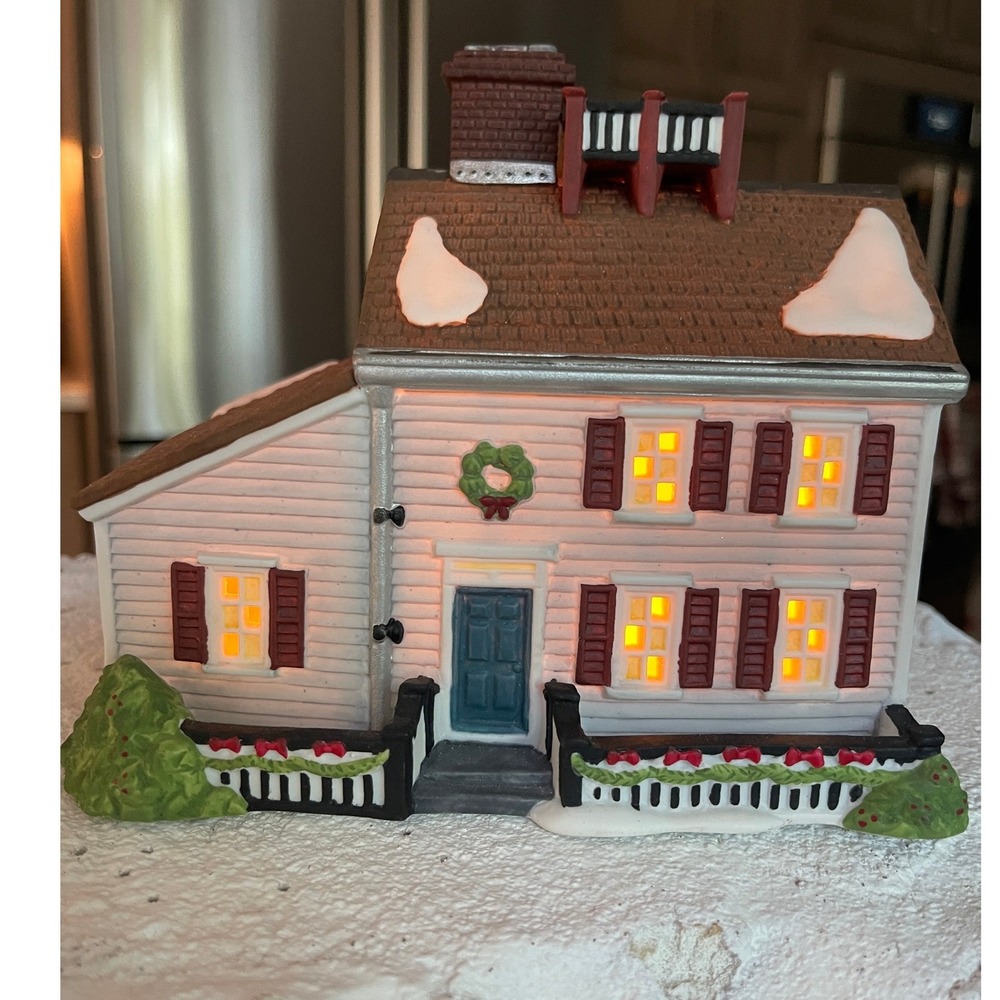 Dept 56 New England Village JEREMIAH BREWSTER HOUSE 56568 Heritage Village 1995
